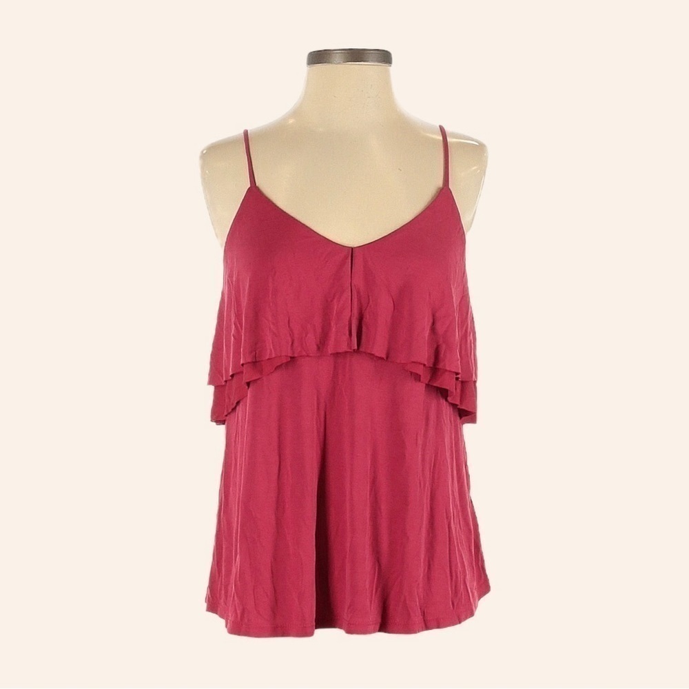 Anthropologie Eri + Ali Rosemont Lightweight Tiered Tank Size S NWT